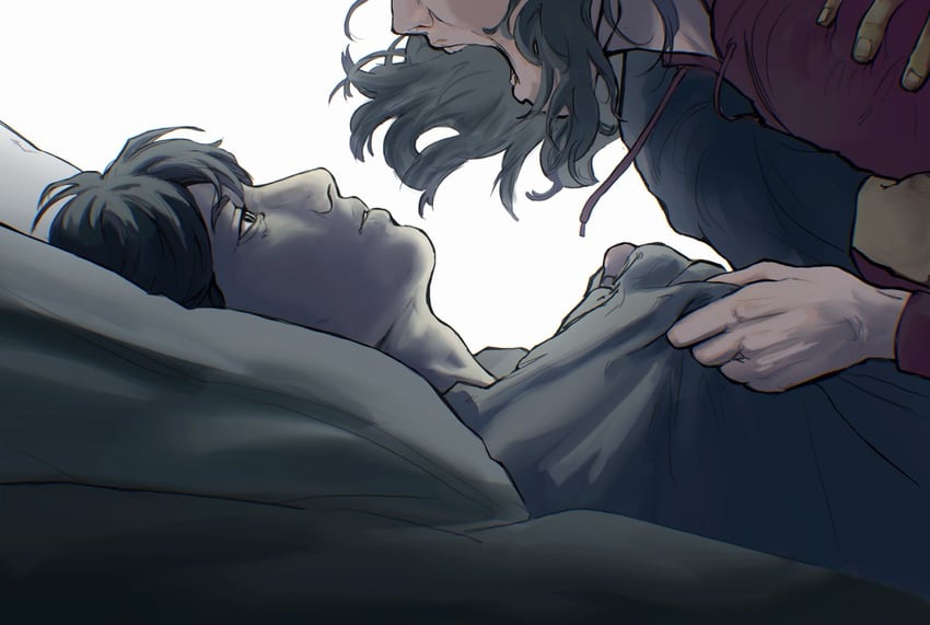 kim dokja, yoo joonghyuk, and han sooyoung (omniscient reader's viewpoint) drawn by macaronijail
