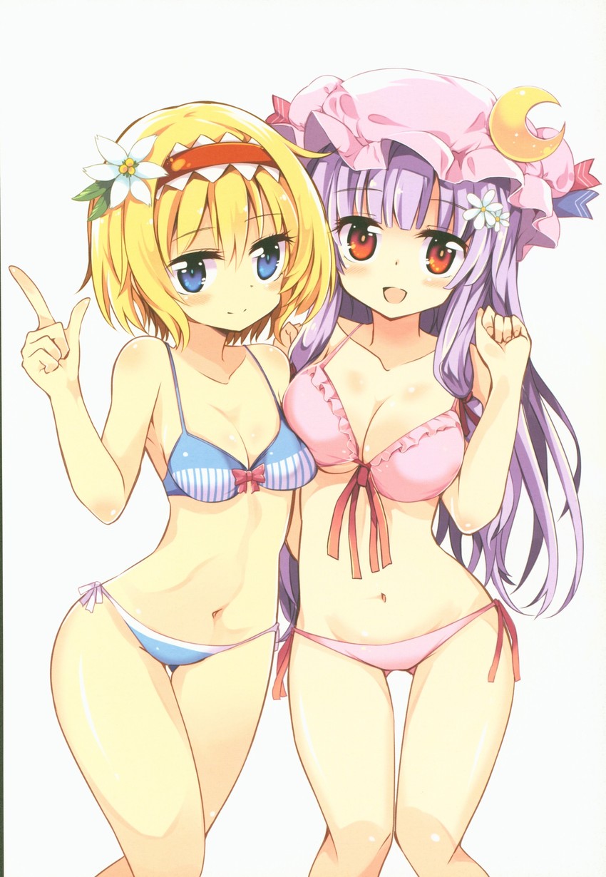 alice margatroid and patchouli knowledge (touhou) drawn by maturiuta_sorato