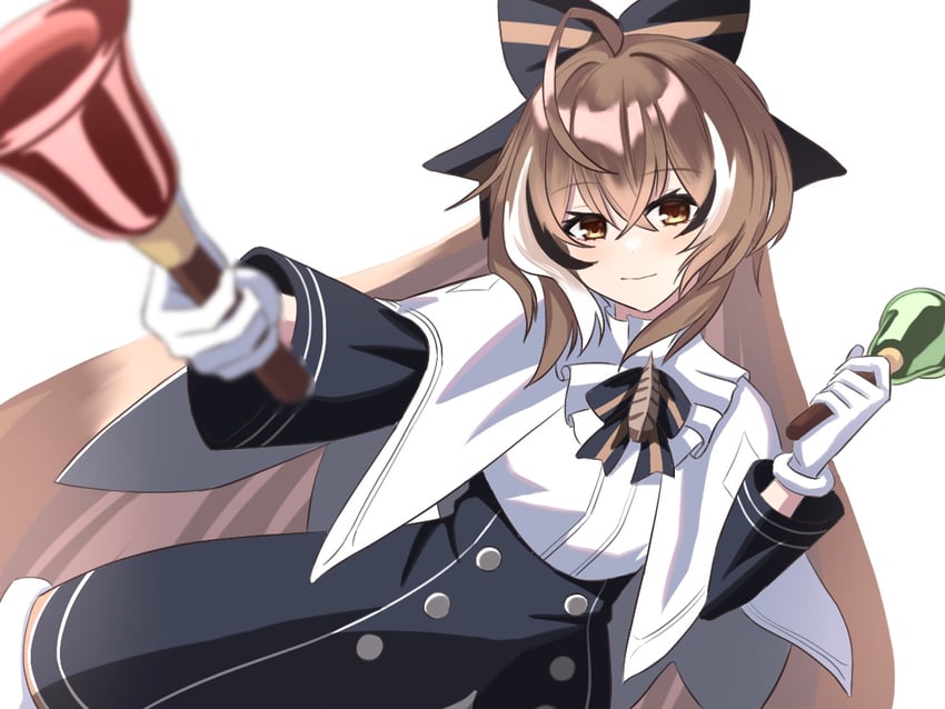 nanashi mumei (hololive and 1 more) drawn by shishi_cc