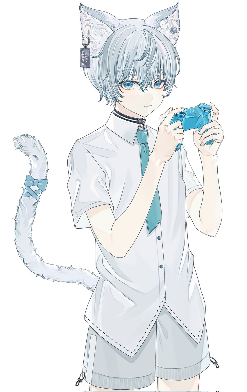 nekota yuta (indie virtual youtuber) drawn by iei000