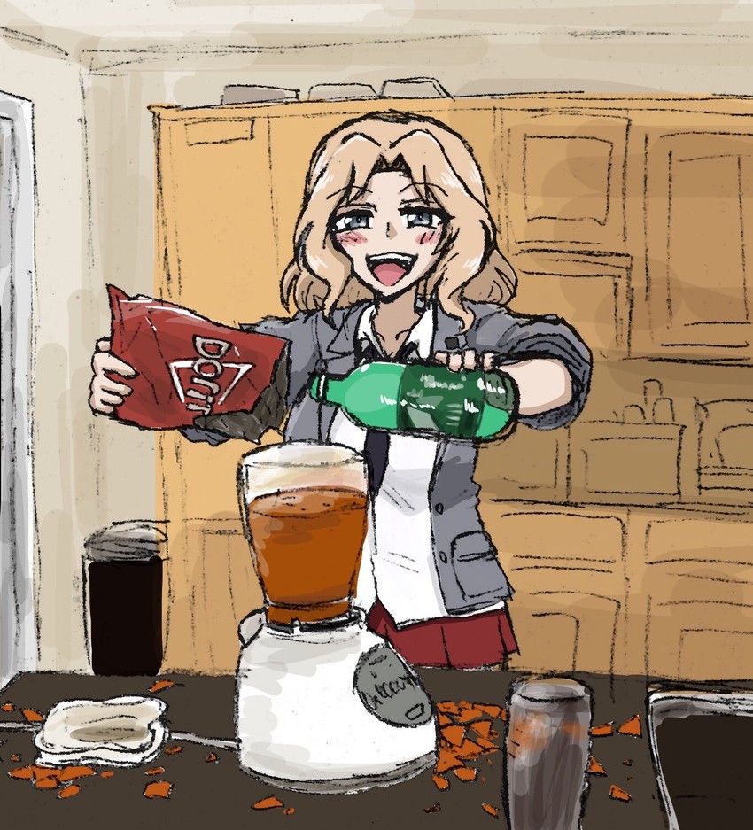 kay and boogie2988 (girls und panzer and 1 more) drawn by miraruto_(h3yja)