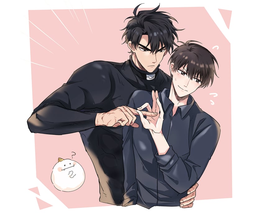 kim dokja and yoo joonghyuk (omniscient reader's viewpoint) drawn by reiquil