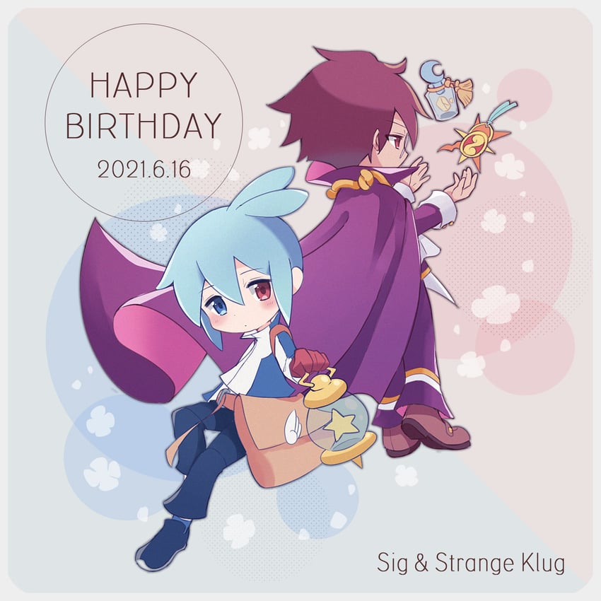 sig, klug, and strange klug (puyopuyo and 1 more) drawn by kashima_miyako