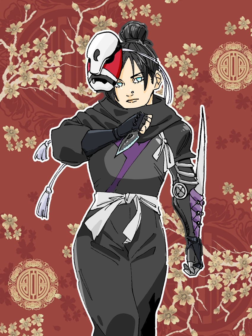 wraith and lan fan (apex legends and 1 more) drawn by chouson