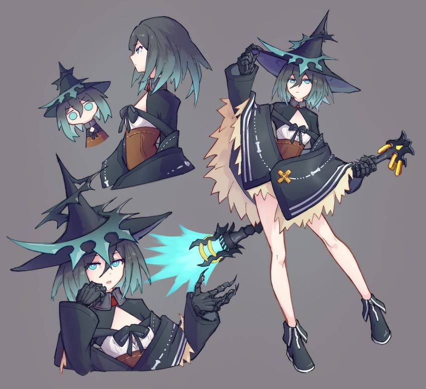 elder caster (black rock shooter and 1 more) drawn by mehyuew39