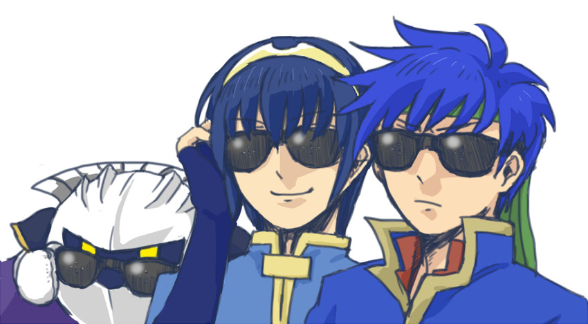 ike, meta knight, and marth (fire emblem and 4 more) drawn by srq