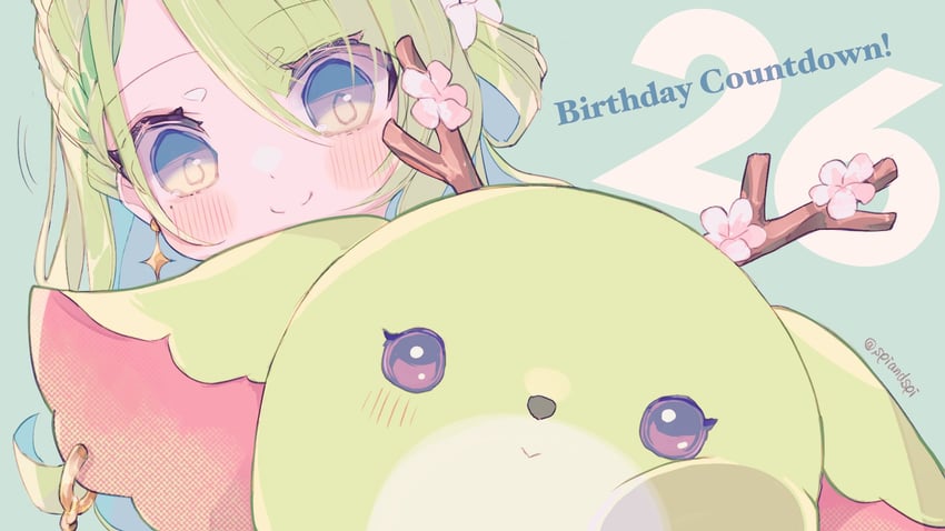 ceres fauna and nemu (hololive and 1 more) drawn by mayumura