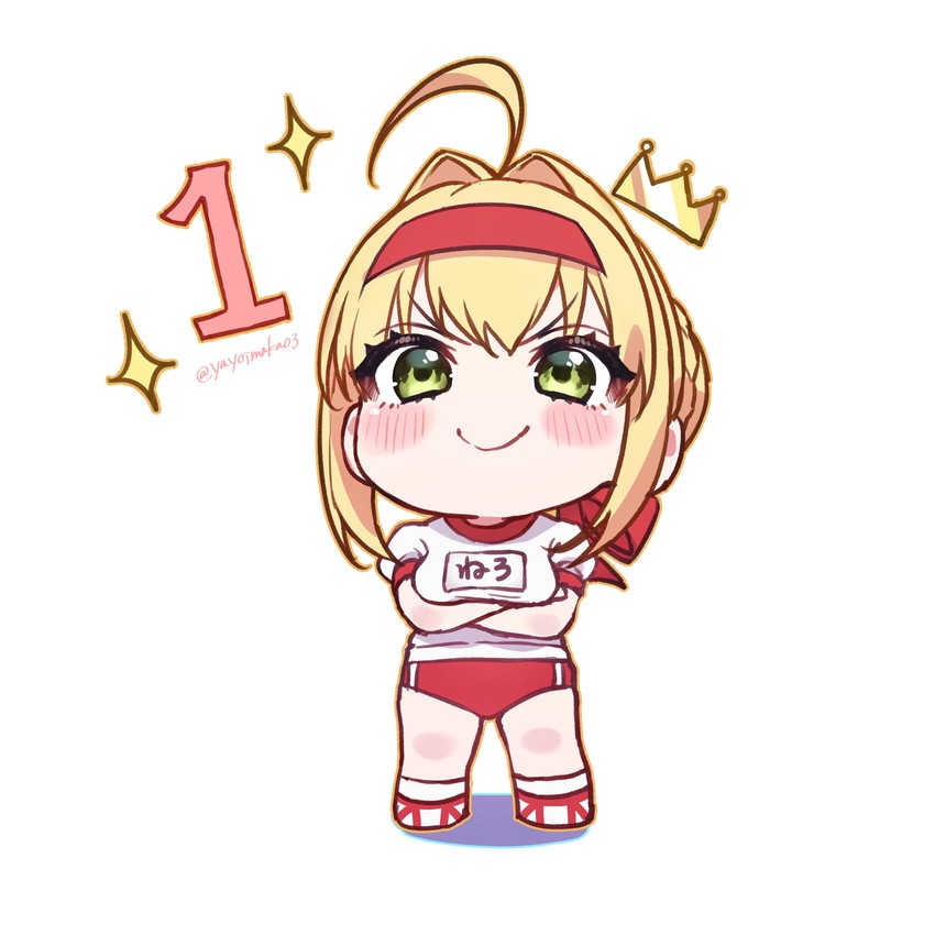 nero claudius (fate and 2 more) drawn by yayoi_maka