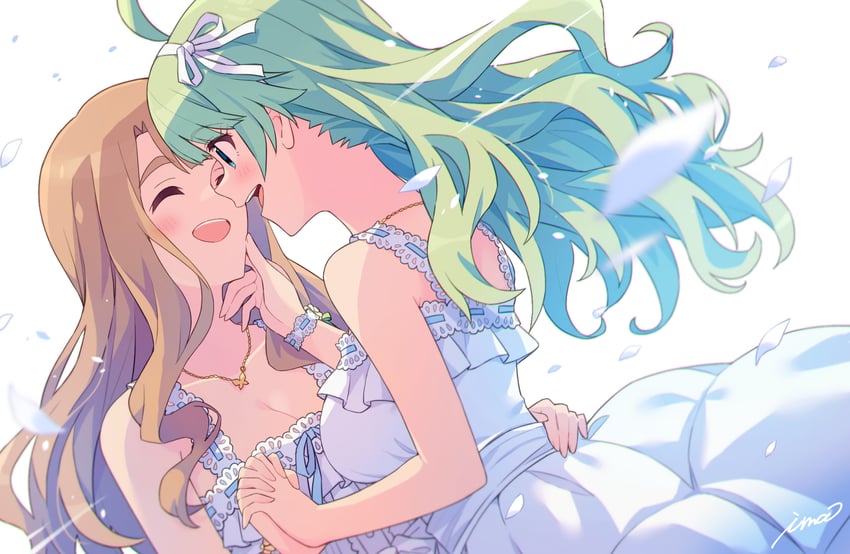 shimabara elena and miyao miya (idolmaster and 2 more) drawn by ima_(lm_ew)