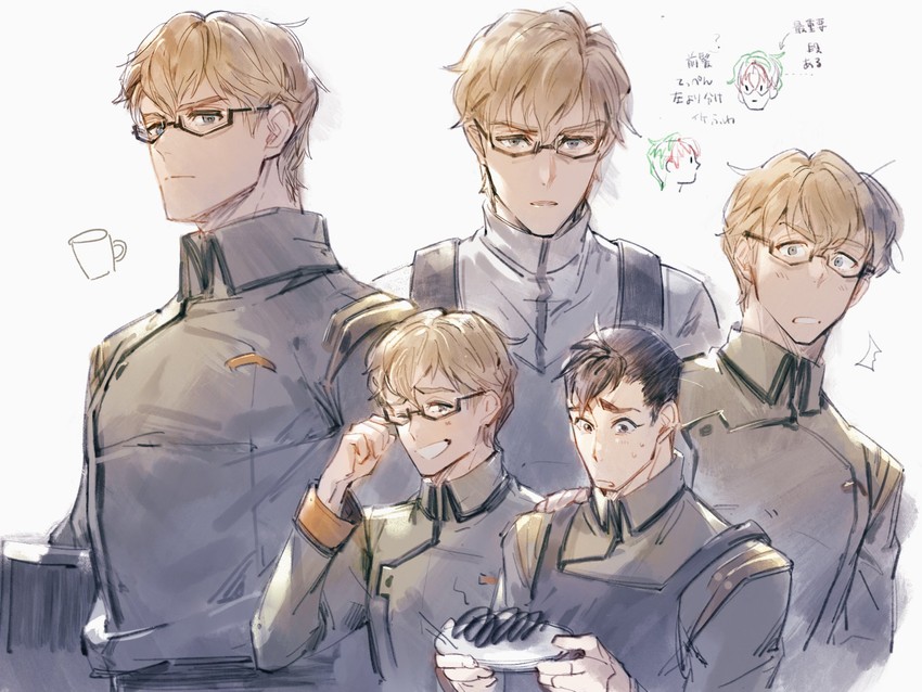 takashi shirogane and adam (voltron and 1 more) drawn by bomssp