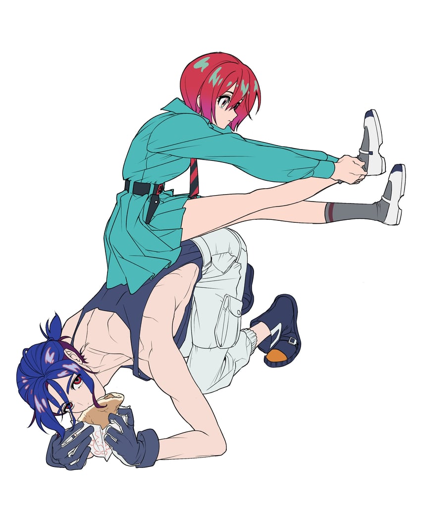 amate yuzuriha and shuji ito (gundam and 1 more) drawn by yang_gallae