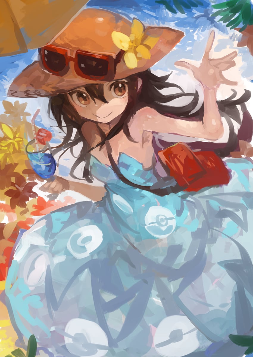 sightseer (pokemon and 1 more) drawn by kaamin_(mariarose753)