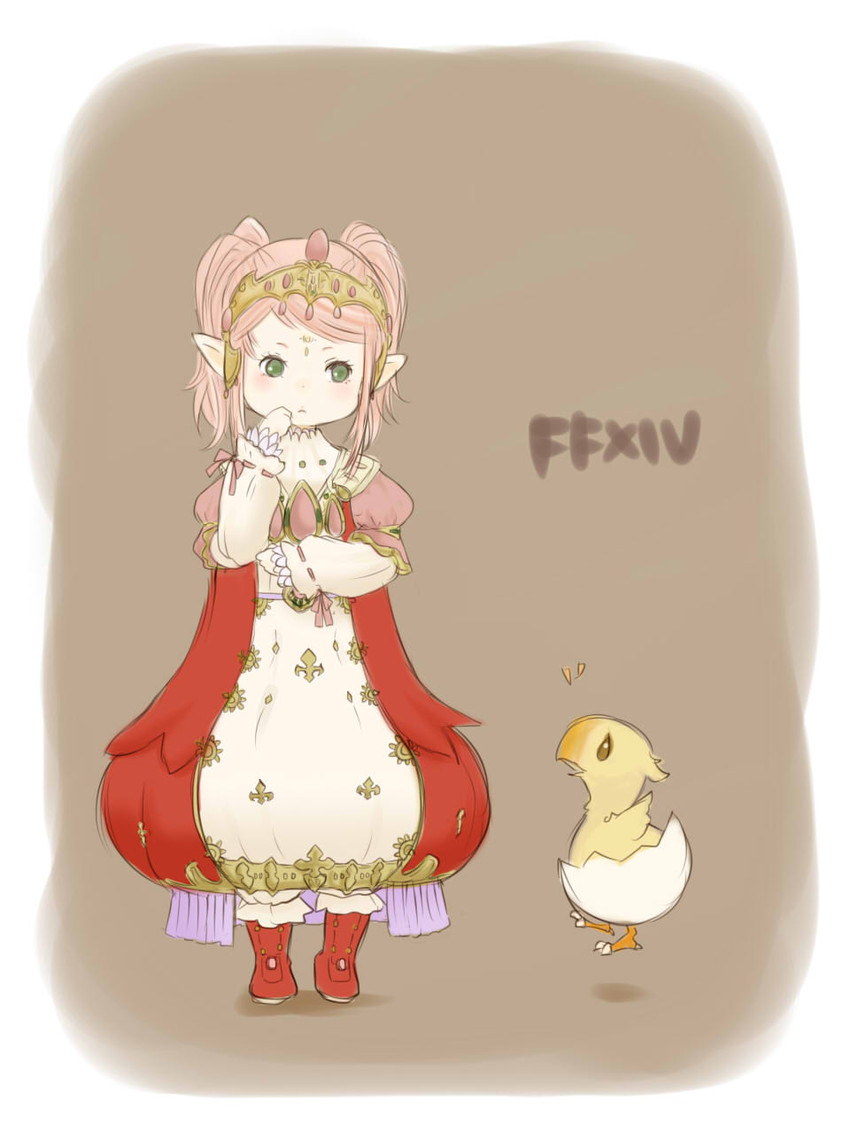 nanamo ul namo and chicobo (final fantasy and 1 more) drawn by tokiy