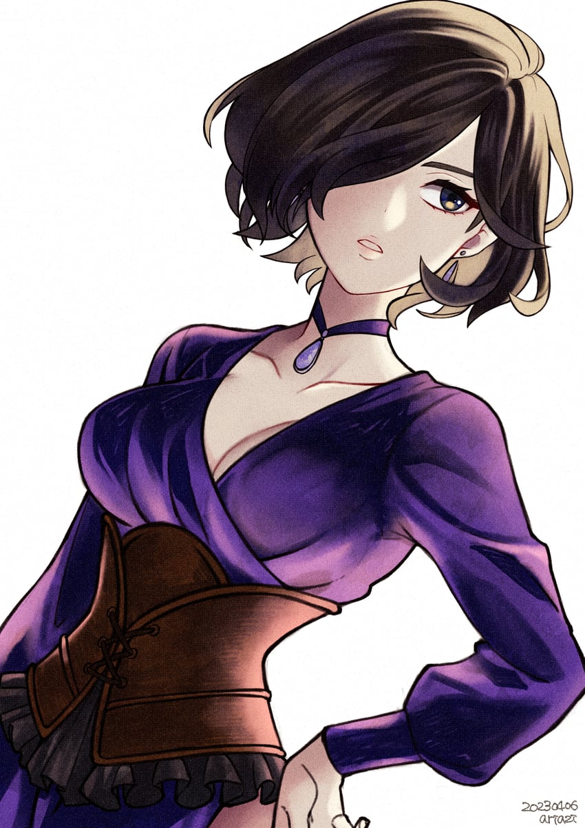 throne anguis (octopath traveler and 1 more) drawn by ariazi