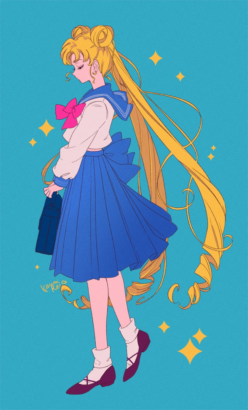 tsukino usagi (bishoujo senshi sailor moon) drawn by kisumi_rei