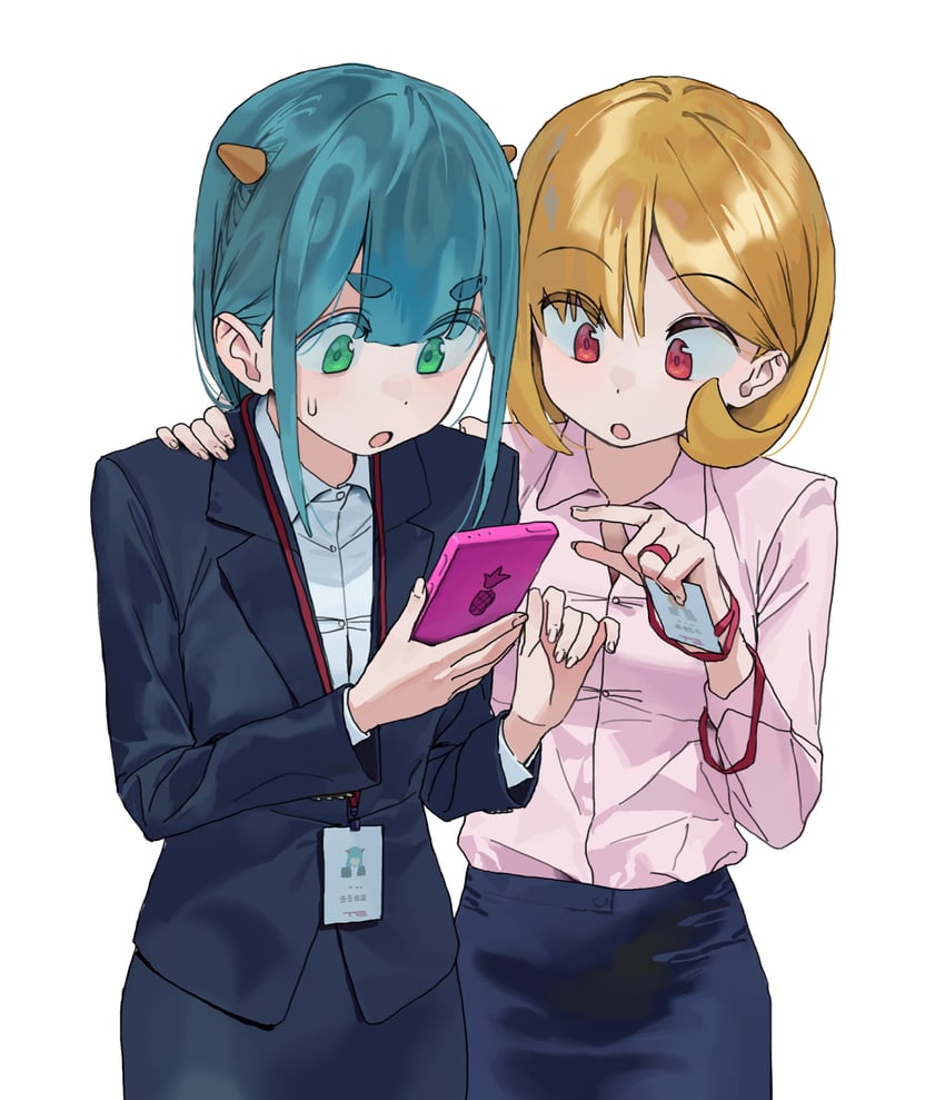 sekoshi and nahia (original and 1 more) drawn by some1else45