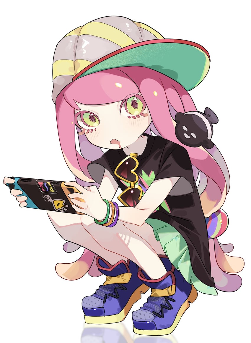 harmony and harmony's clownfish (splatoon and 1 more) drawn by ika_esu