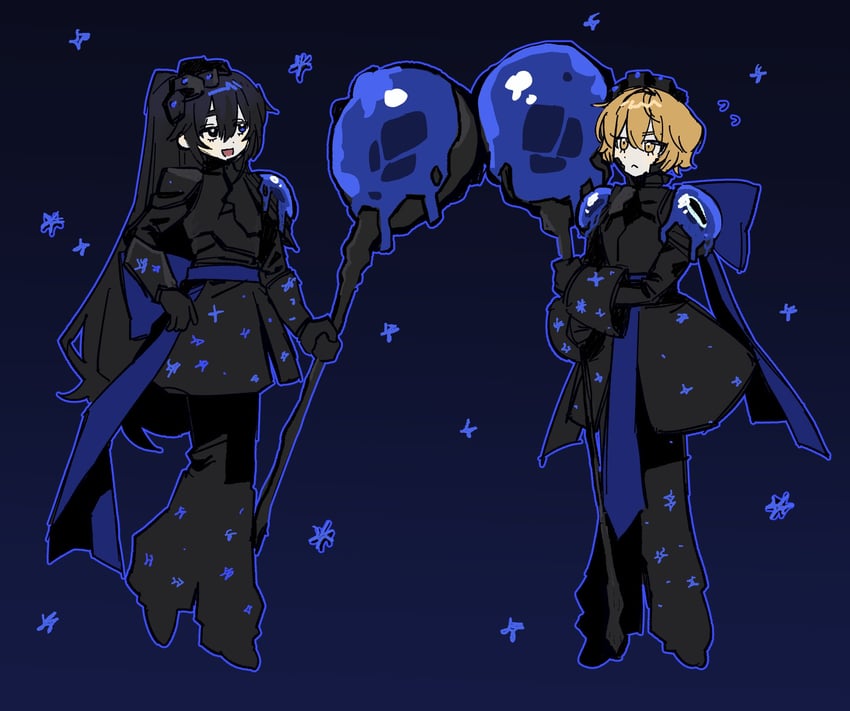 sinclair and hong lu (project moon and 1 more) drawn by w5