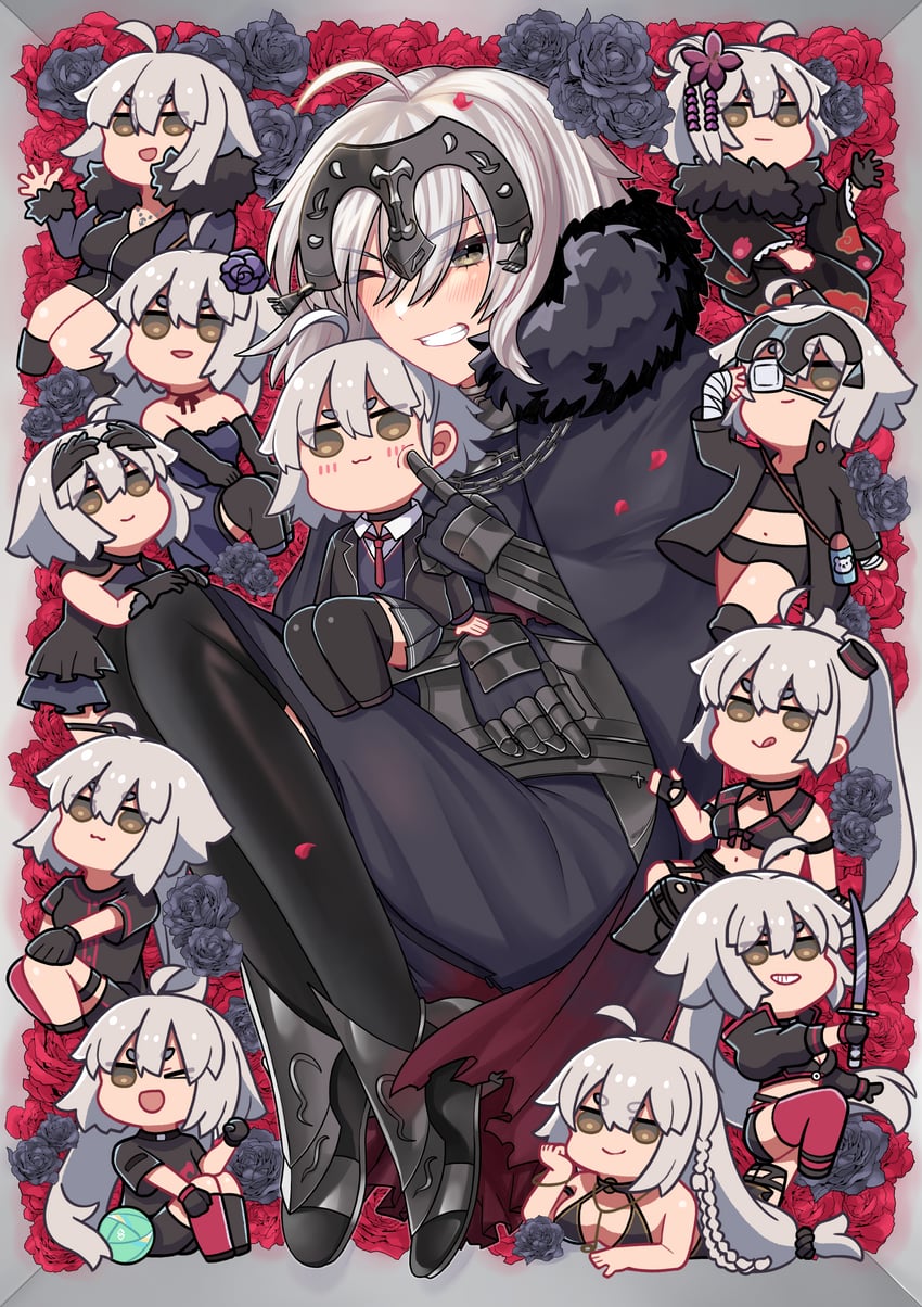 jeanne d'arc alter (fate and 3 more) drawn by akio_(akio1124)