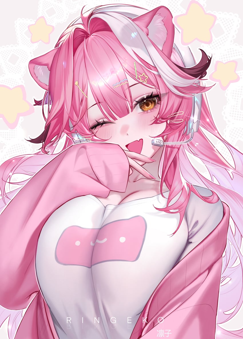 raora panthera (hololive and 1 more) drawn by ringeko-chan