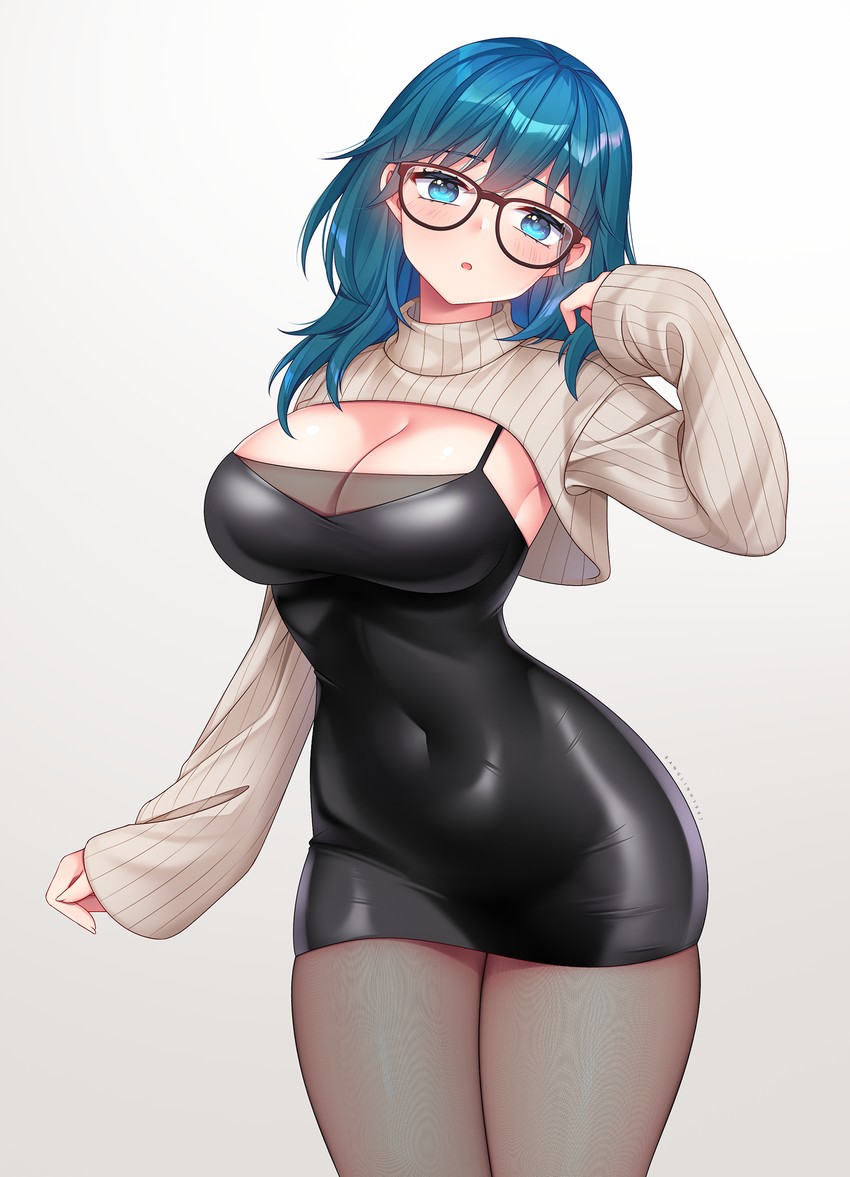 female byleth (fire emblem and 1 more) drawn by banglinh1997