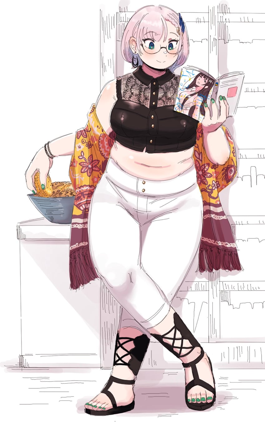 pavolia reine (hololive and 1 more) drawn by pie_(aipiepo)