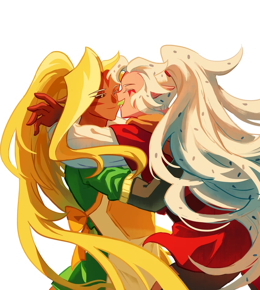 pitaya dragon cookie and ananas dragon cookie (cookie run and 2 more) drawn by geruideyundongxie