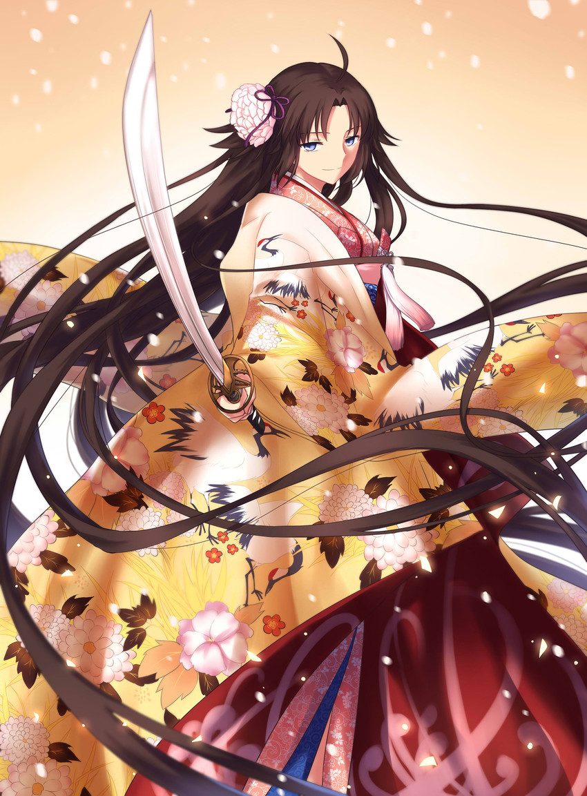 ryougi shiki and void shiki (fate and 2 more) drawn by gogatsu_fukuin