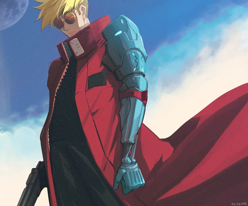 vash the stampede (trigun and 1 more) drawn by lc.kid