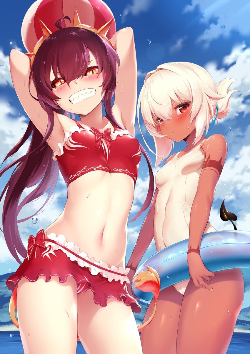 rocoroco and christina (tanaka the wizard) drawn by m-da_s-tarou