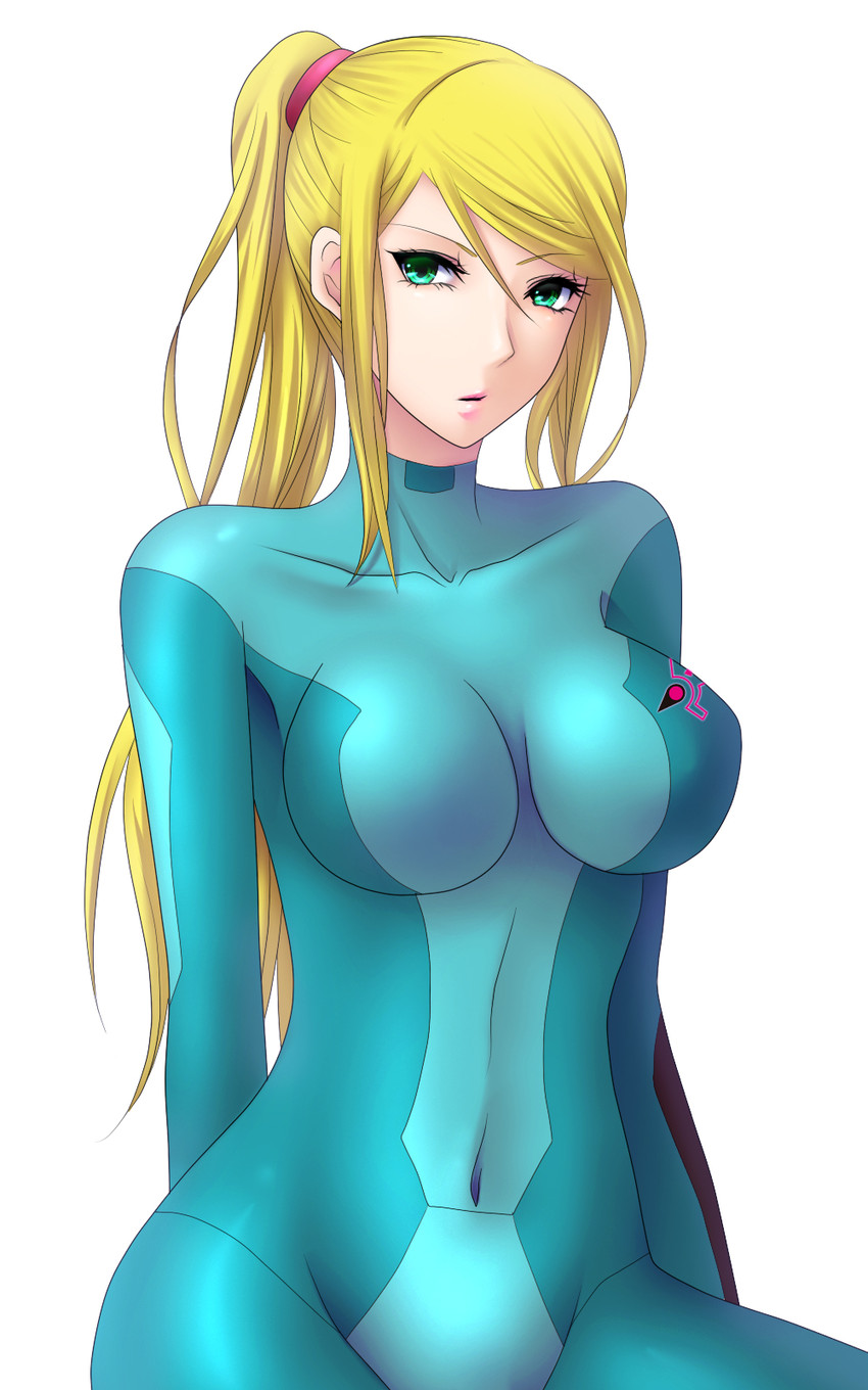 samus aran (metroid) drawn by kukua_(mosushi)