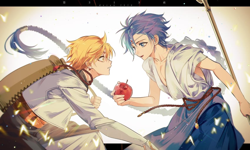 aladdin and alibaba saluja (magi the labyrinth of magic) drawn by doran_(doran7280)
