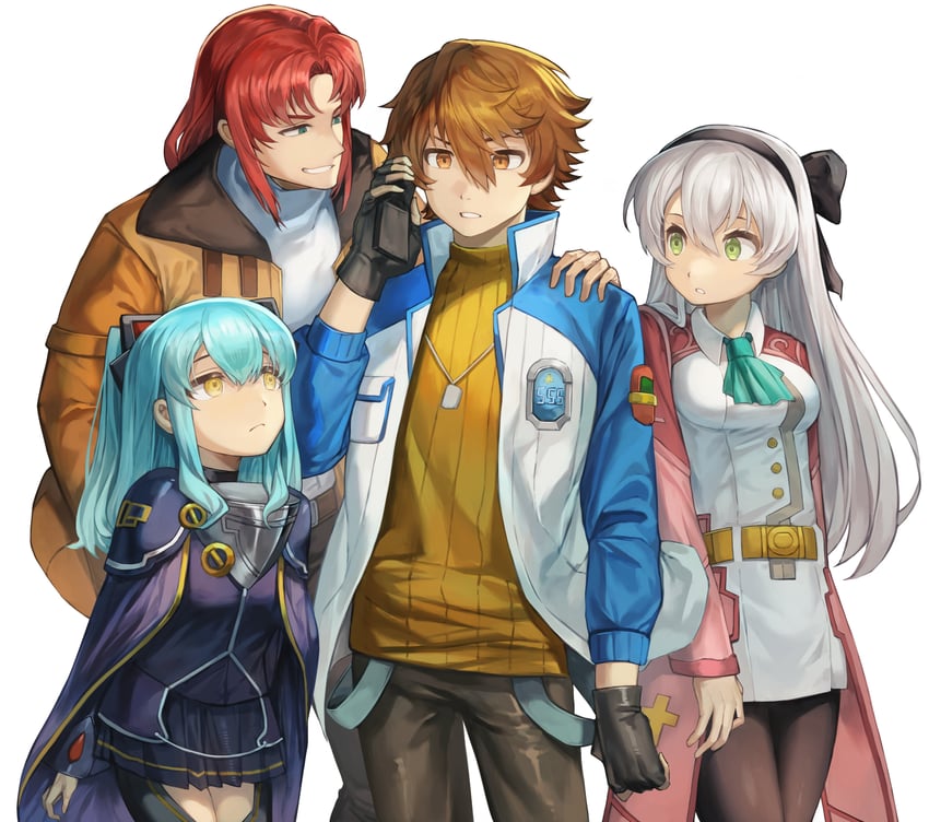 tio plato, elie macdowell, lloyd bannings, and randolph orlando (eiyuu densetsu and 1 more) drawn by cancanbaobao55
