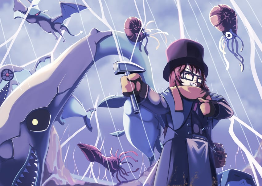 mary anning and tray (fate and 1 more) drawn by sasamekd