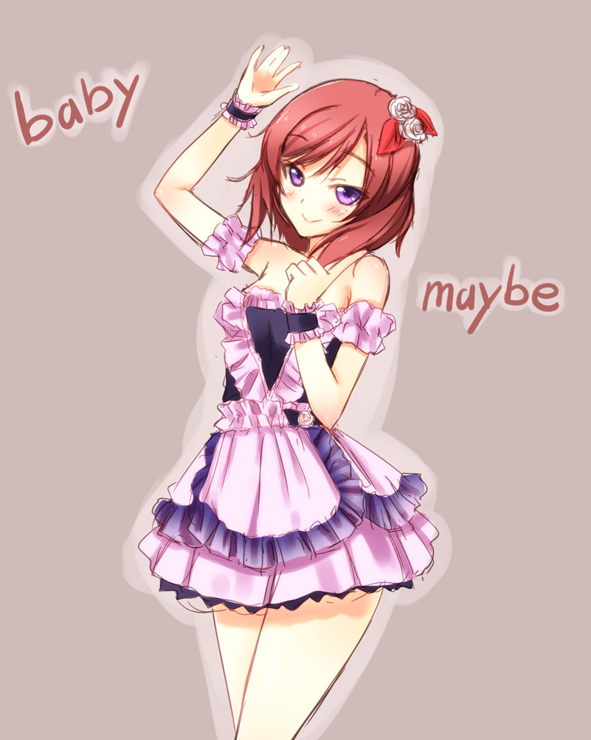 nishikino maki (love live! and 1 more) drawn by yu-ta