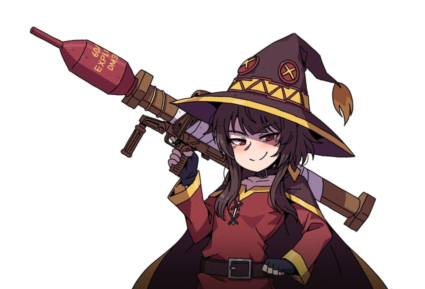 megumin (kono subarashii sekai ni shukufuku wo!) drawn by karepack