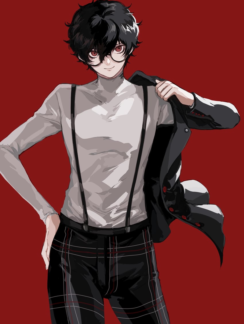 amamiya ren (persona and 1 more) drawn by saichuu_(more1208)