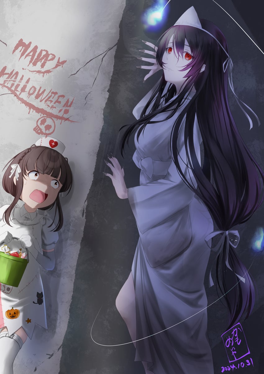 fusou and ukuru (kantai collection) drawn by kamo_mayor