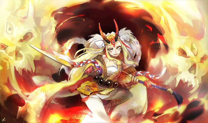 ibaraki douji (fate and 1 more) drawn by chyttsai