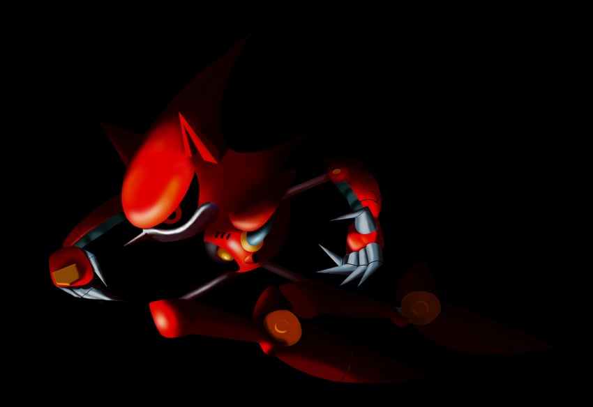 metal sonic and metal sonic kai (sonic and 2 more) drawn by the_cal