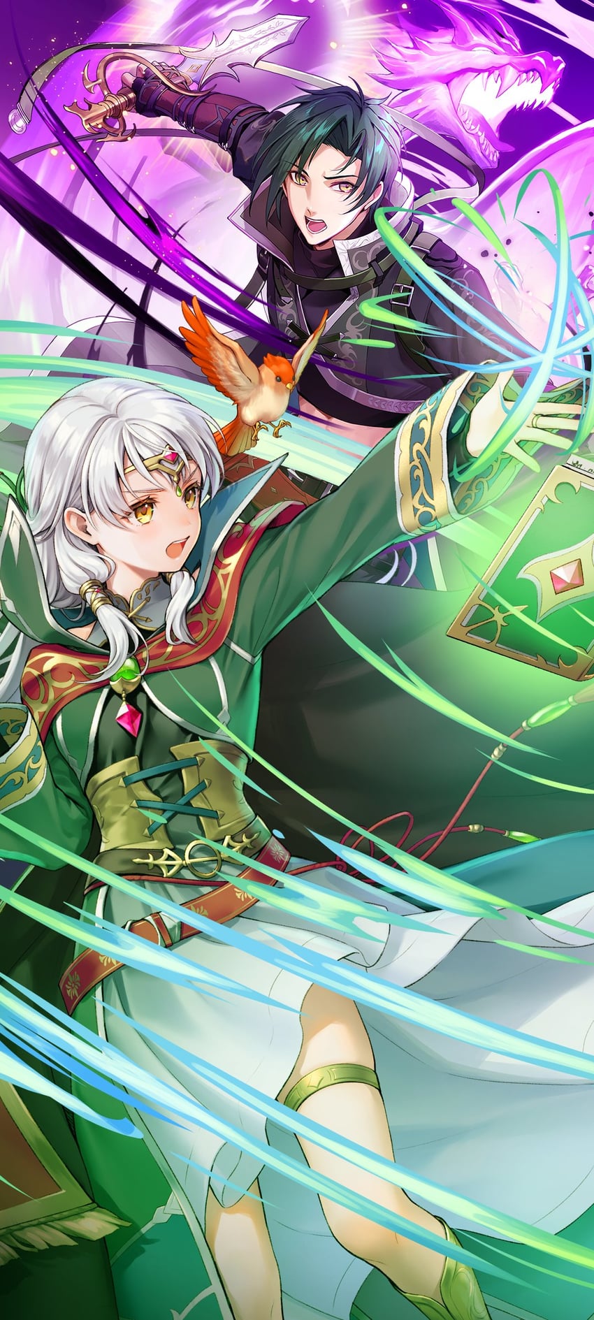 yune, sothe, and micaiah (fire emblem and 2 more) drawn by ne-on and riz3