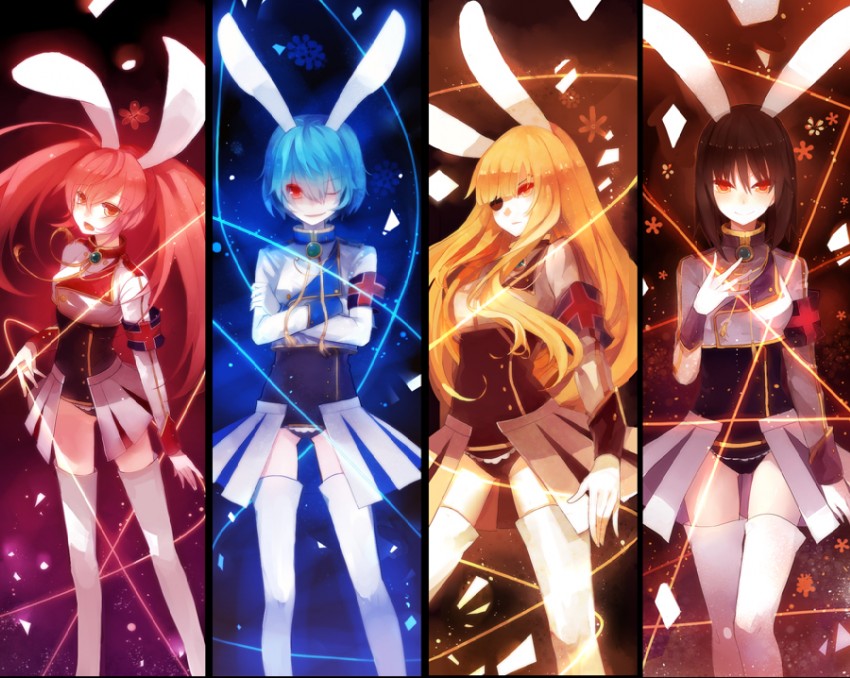 chiester410, chiester45, chiester00, and chiester556 (umineko no naku koro ni) drawn by colxy