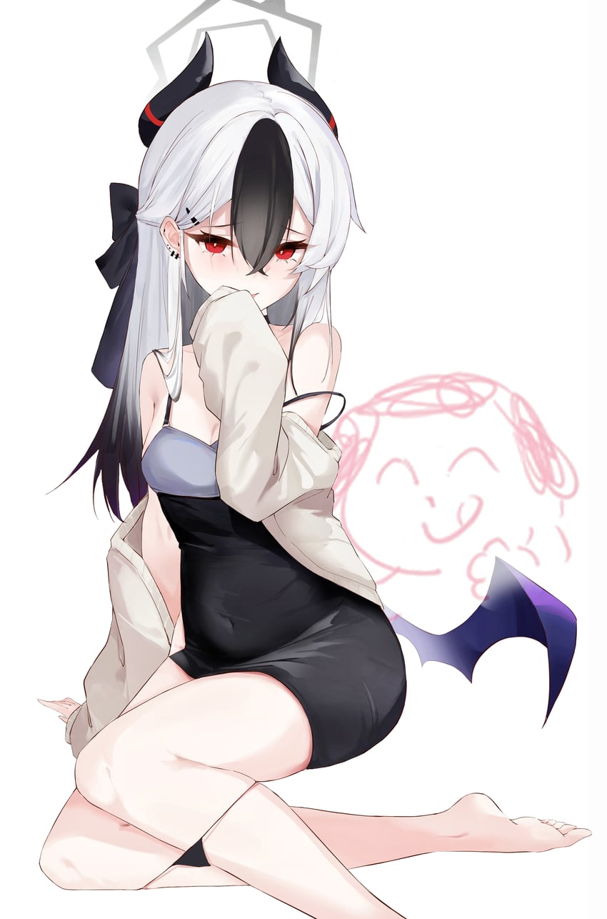sensei, doodle sensei, and kayoko (blue archive) drawn by user_ygzf8427