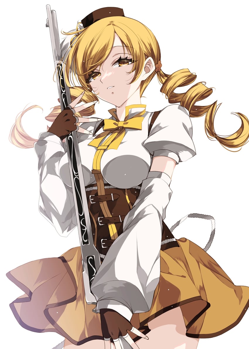 tomoe mami (mahou shoujo madoka magica) drawn by misteor