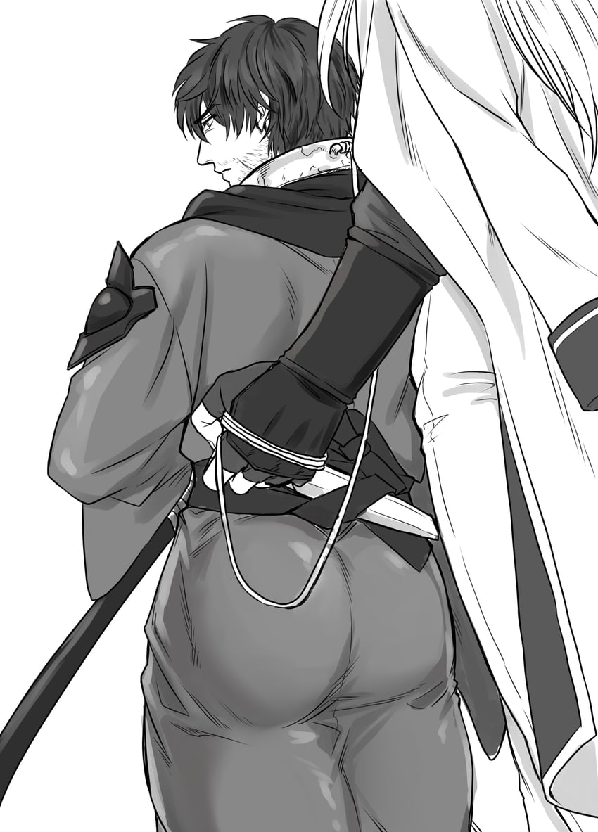 warrior of light, adventurer, and samurai (final fantasy and 1 more) drawn by yomotsuki_road