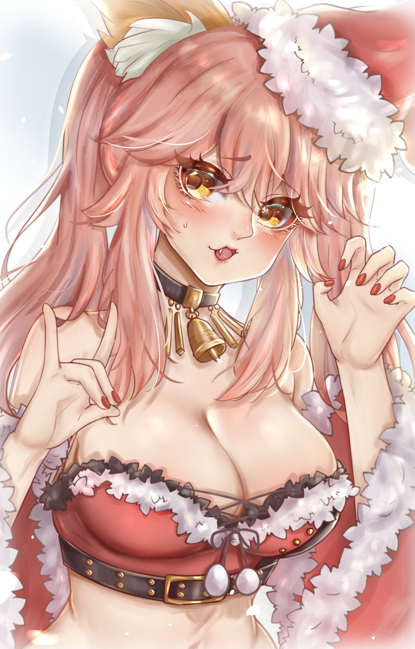 tamamo and tamamo no mae (fate and 1 more) drawn by akira-tama