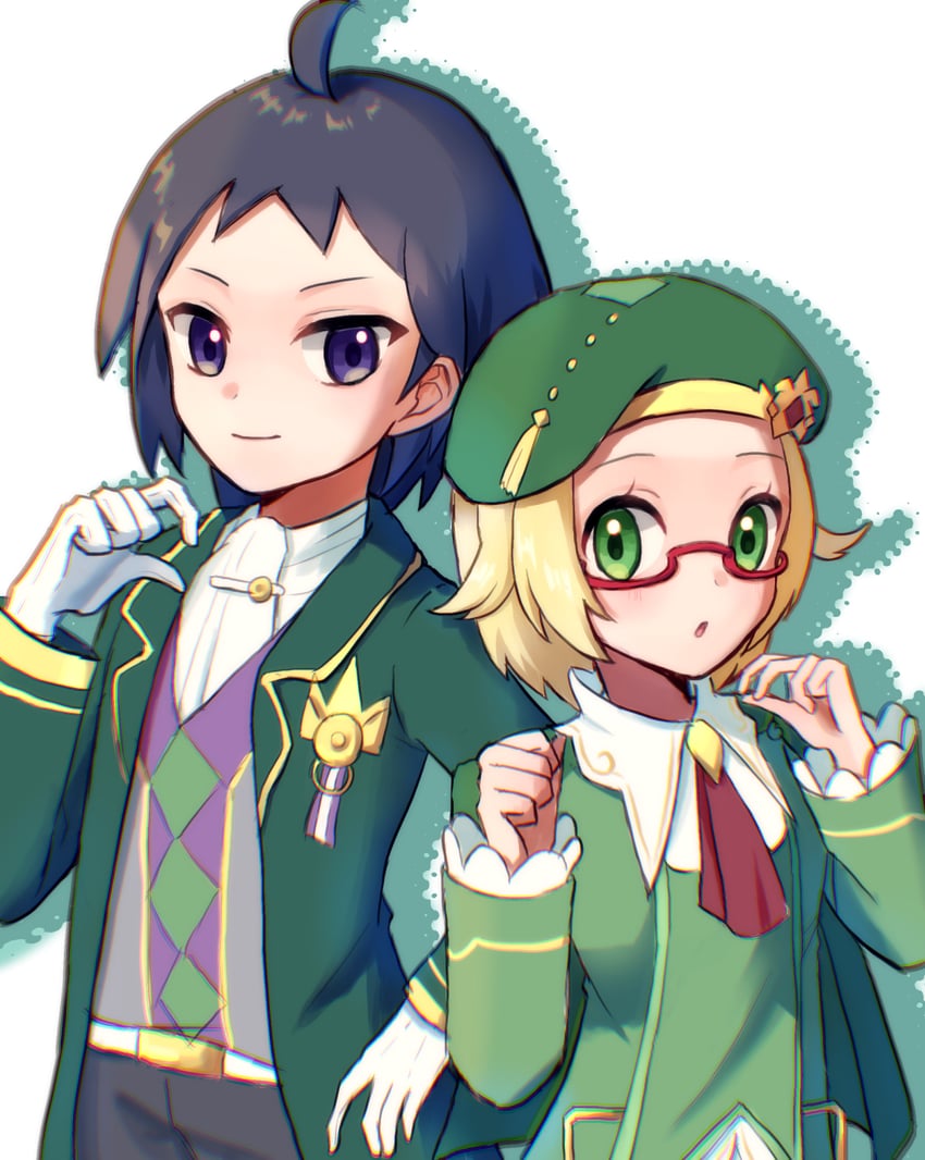 bianca and cheren (pokemon and 1 more) drawn by ebi-chan_(tvyd2583)