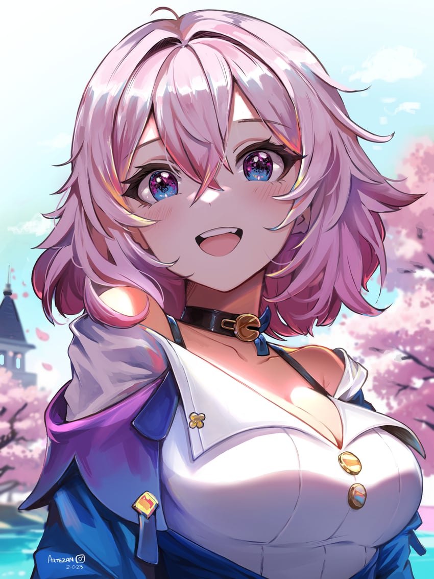 march 7th (honkai and 1 more) drawn by artezahn