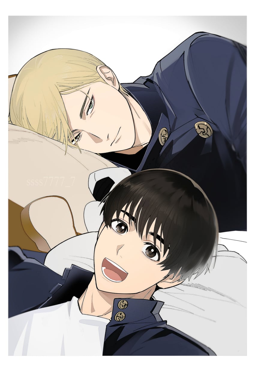 nanami kento and haibara yu (jujutsu kaisen) drawn by ssss7777_7