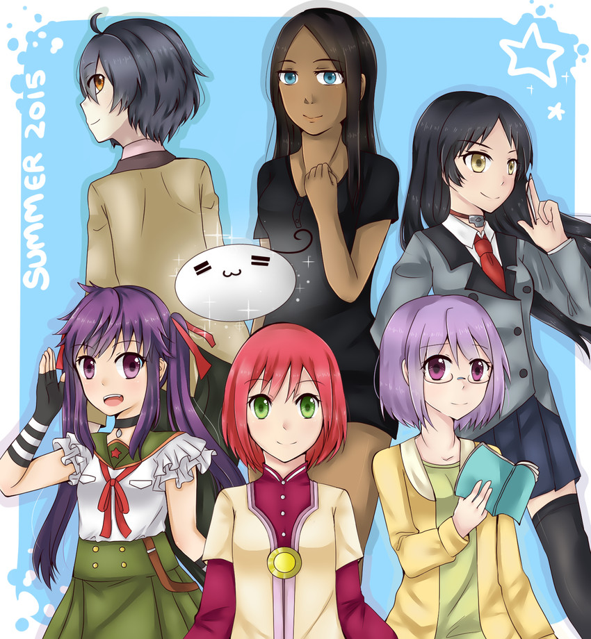 ebisuzawa kurumi, shirayuki, kajou ayame, kobayashi yoshio, alex benedetto, and 1 more (original and 7 more) drawn by 171384787